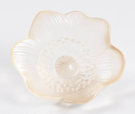 Lalique Figurines & Paperweights Anemone  Small - Gold Luster - Boxed