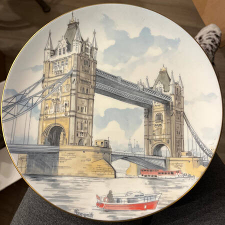 London Heritage-Plate by Coalport