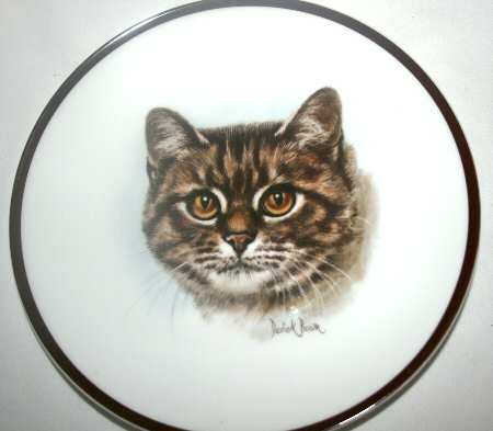 Cat-Plate by Coalport