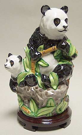 Lynn Chase Figurines & Giftware Mother & Cub Panda - No Box