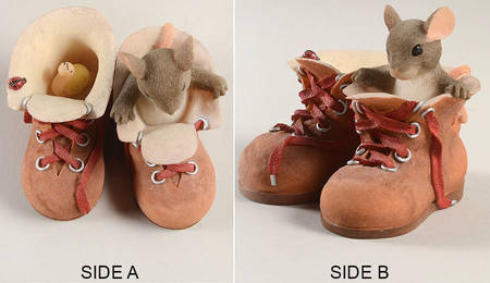Charming Tails Who's Going To Fill Your Shoes - With Box Bx352