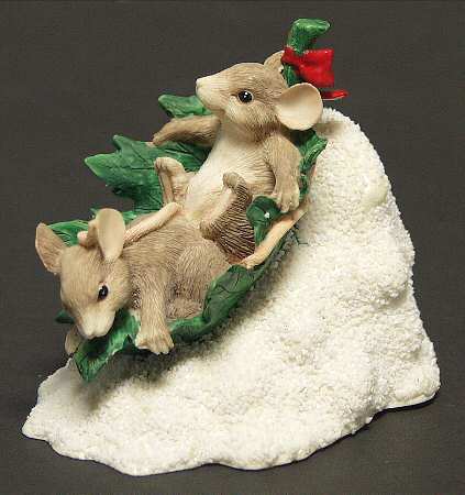 Charming Tails Flying Leaf Saucer - With Box