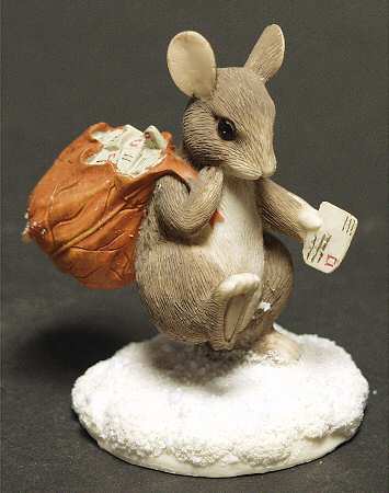 Charming Tails Mail Mouse - No Box