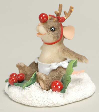 Charming Tails The Littlest Reindeer Figurine - Boxed