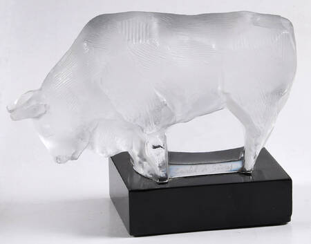 Cristal de Sevres Figurines Bull - No Box