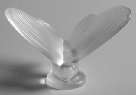 Cristal de Sevres Figurines Butterfly-Frosted - No Box