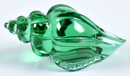 Cristal de Sevres Figurines Shell-Green - No Box 42