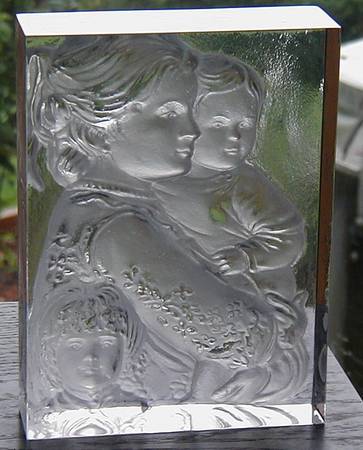 Cristal de Sevres Figurines Hibel-Donna & Children - No Box