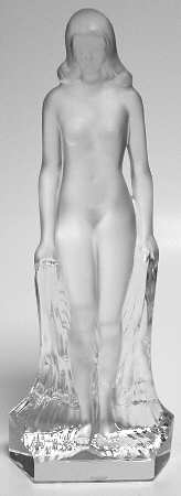 Cristal de Sevres Figurines Water Of Life-Standing Nude - No Box