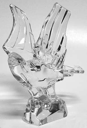 Cristal de Sevres Figurines Eagle - Boxed