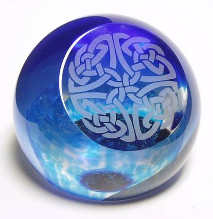 Celtic Myths Collection Paperweight-Blue - No Box