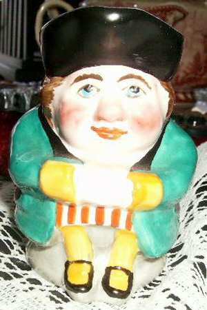 Crown Staffordshire Figurines Toby Jug-Inkwell - No Box