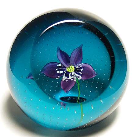 The Floral Year Paperweight by Caithness