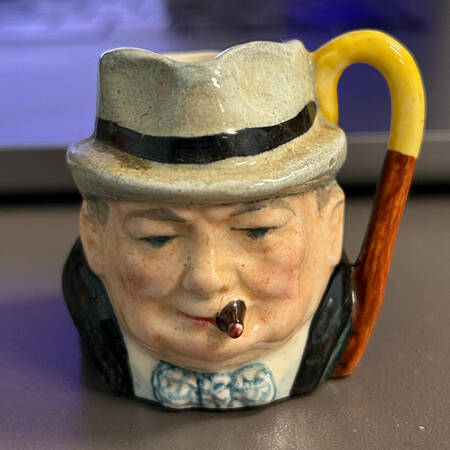 Character Jug Winston Churchill - No Box by Cooper Clayton