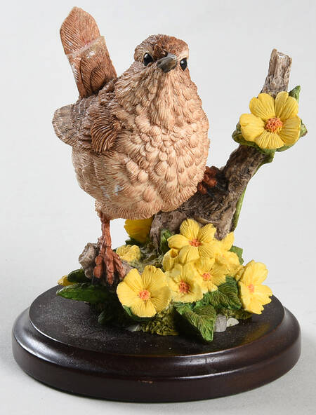 Country Artists Figurines Wren With Yellow Pimpernel - No Box