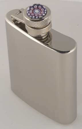 A Touch of Glass 3oz Hip Flask - No Box
