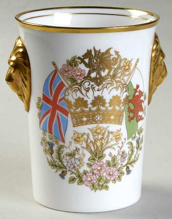 Caverswall Royalty Giftware Prince William Birth Beaker - No Box by Caverswall