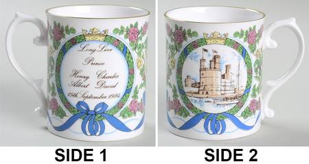 Caverswall Royalty Giftware Prince Henry (Harry) Birth Mug - No Box by Caverswall