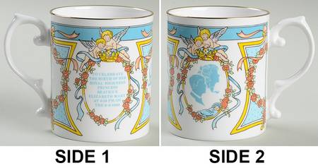 Caverswall Royalty Giftware Princess Beatrice Birth Mug - No Box by Caverswall