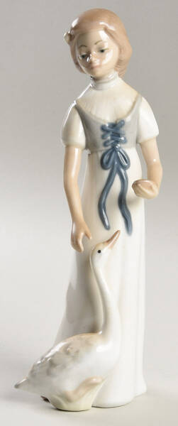 Casades Figurines Girl With Goose - No Box