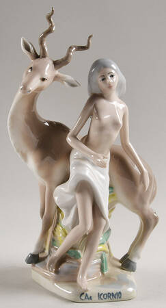 Casades Figurines Topless Woman With Kudo - No Box