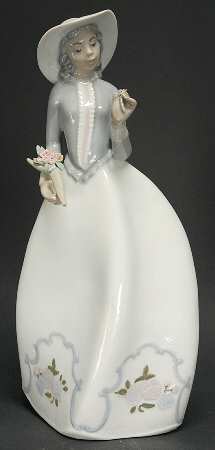 Casades Figurines Lady With Flowers - No Box