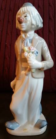 Casades Figurines Clown With Bouquet - Boxed