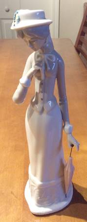 Casades Figurines Lady With Hat - Boxed