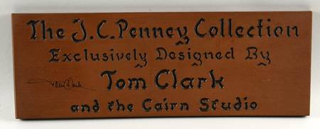 Advertising Signs Jcpenny Coll/Tom Clark/Cairn - Wood Advertising Sign