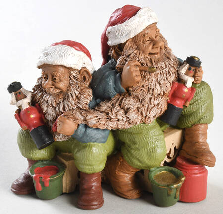 Lee Sievers Figurines Santa's Painters - No Box