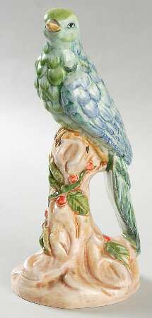 Chelsea House Figurines Green Bird - No Box