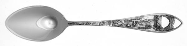 Sterling Souvenir Spoons Mackinac Isle-Michigan - No Box