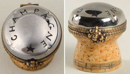 Chanille Limoges Boxes Wine Cork - No Box