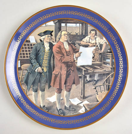Daughters of the American Revolution Benjamin Franklin 1706-1790 - No Box