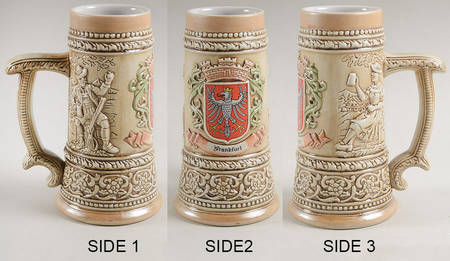 German City Crests Steins German Cities- Frankfurt - No Box