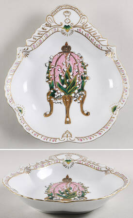 The Forbes Collection Handled Bowl - Egg Center - No Box