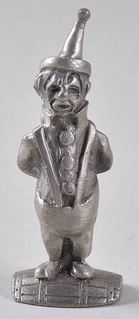 C. A. T. Design Pewter Figurines Clown-Arms Behind Back - No Box
