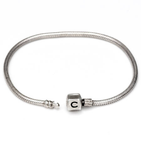 Sterling Bracelets Silver Snap Bracelet - 7.9 In - Boxed