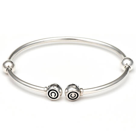 Sterling Bracelets Solid Bangle Small - Boxed