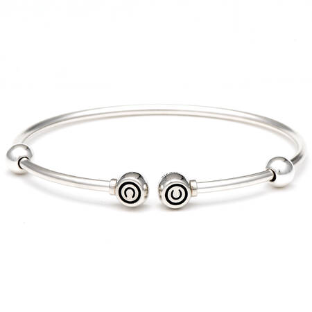 Sterling Bracelets Solid Bangle Medium - Boxed