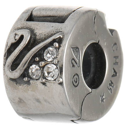 Locking Beads & Bangle Accents Swan Lock - No Box