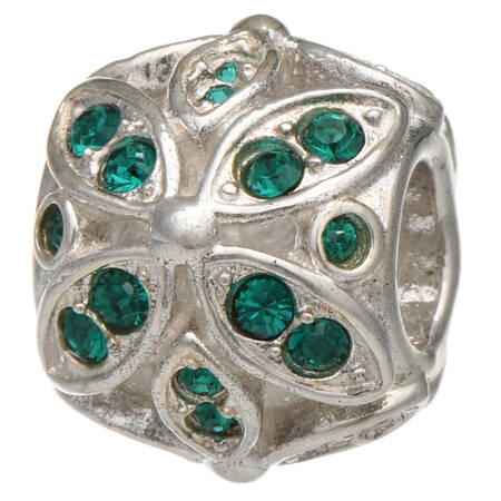 Swarovski Collection Beads Floral Color Accent - Emerald - No Box