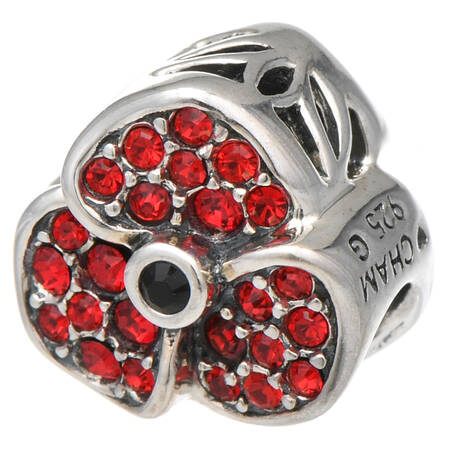 Swarovski Collection Beads Jeweled Poppy - No Box