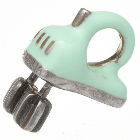 Sterling & Enamel Charms Beat It - Electric Mixer - No Box