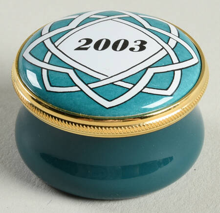 Year Enamel Boxes 2003 - With Box by Crummles & Co