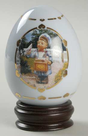 Hummel Porcelain Egg Postman - Boxed