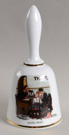 Norman Rockwell Bell Saying Grace - No Box