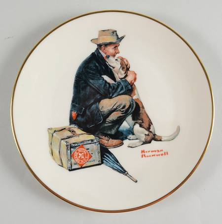 Norman Rockwell-Plates Pals - No Box