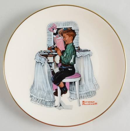 Norman Rockwell-Plates Dear Diary - No Box
