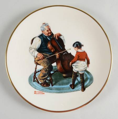 Norman Rockwell-Plates by Danbury Mint